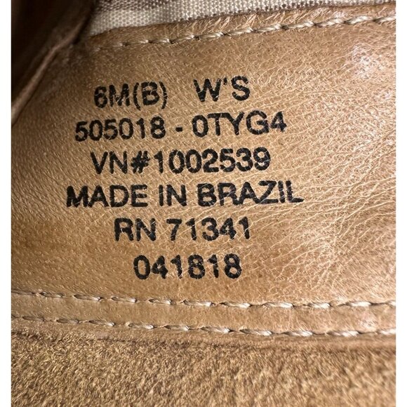 L.L. Bean Suede Leather Boots Brown Women’s Size 6 M - Picture 9 of 9